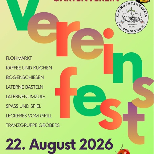Vereinsfest - 80 Jahre KGV "Zur Erholung" e.V. in Schwoitsch